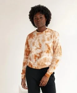 North Of West Sale Max Tie Dye Sweatshirt - Amber