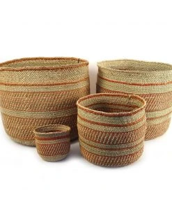 Mbare Iringa Basket - Auburn Stripe