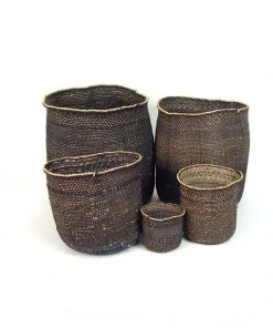 Mbare Best Sellers Iringa Baskets - Light Black