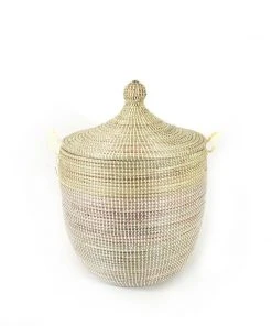 Mbare Medium Two-Tone Hamper Basket