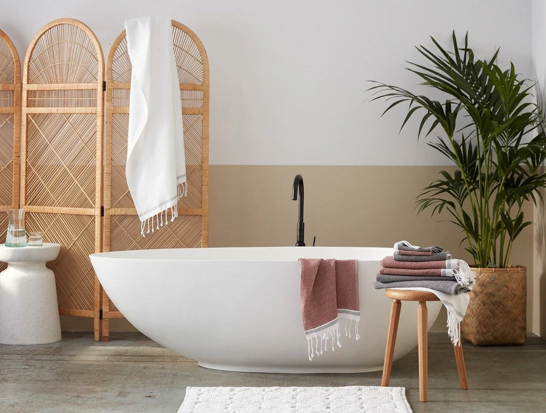 Coyuchi Best Sellers Mediterranean Towels - Rosehip / Shadow Coyuchi Best Sellers Mediterranean Towels - Rosehip / Shadow