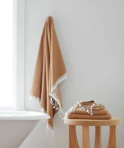Coyuchi Mediterranean Towels - Rust