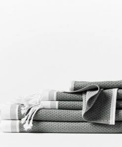 Coyuchi Mediterranean Towels - Shadow / Deep Pewter