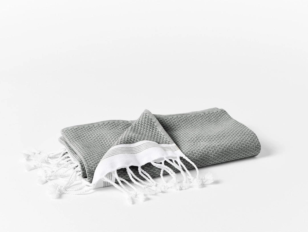 Coyuchi Mediterranean Towels - Shadow / Deep Pewter 6 Coyuchi Mediterranean Towels - Shadow / Deep Pewter