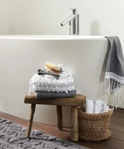 Coyuchi Mediterranean Towels - Shadow / Deep Pewter 8 Coyuchi Mediterranean Towels - Shadow / Deep Pewter