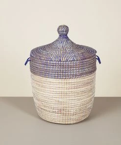 Mbare Medium Two-Tone Hamper Basket