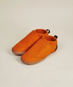 Kyrgies Men's Wool Tengries Slippers - Orange