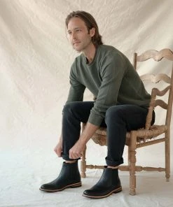 Nisolo Men's All-Weather Chelsea Boot - Black