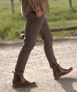 Nisolo Men's All-Weather Chelsea Boot - Brandy