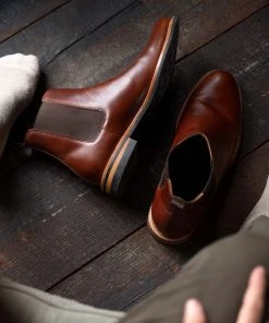 Nisolo Men's All-Weather Chelsea Boot - Brandy