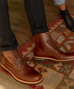 Nisolo Men's Andres All Weather Boot - Brandy