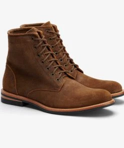 Nisolo Men's Andres All Weather Boot - Waxed Brown