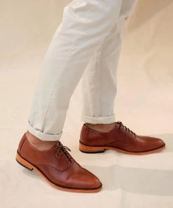 Nisolo Men's Calano Oxford - Brandy