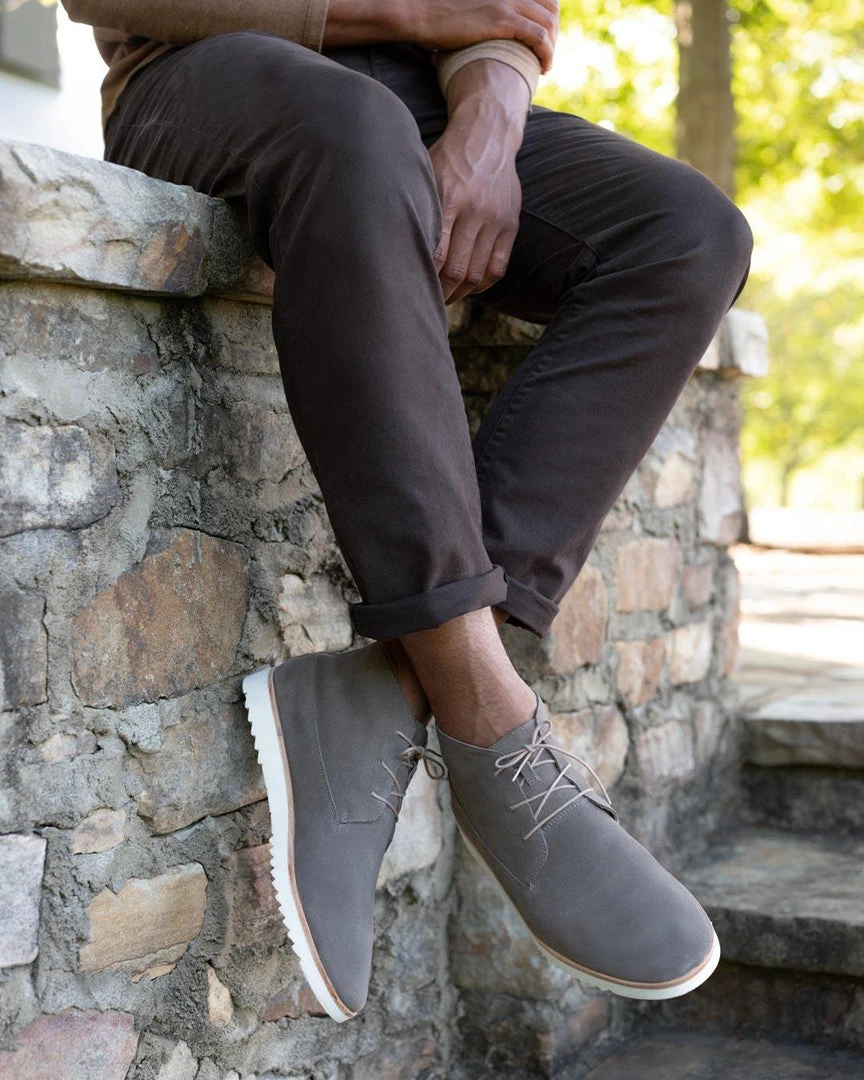 Nisolo Men's Cusco Flex Chukka - Slate Gray 3 Nisolo Men's Cusco Flex Chukka - Slate Gray