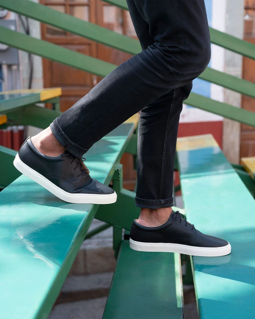 Nisolo Men's Diego Low Top Sneaker - Black 6 Nisolo Men's Diego Low Top Sneaker - Black