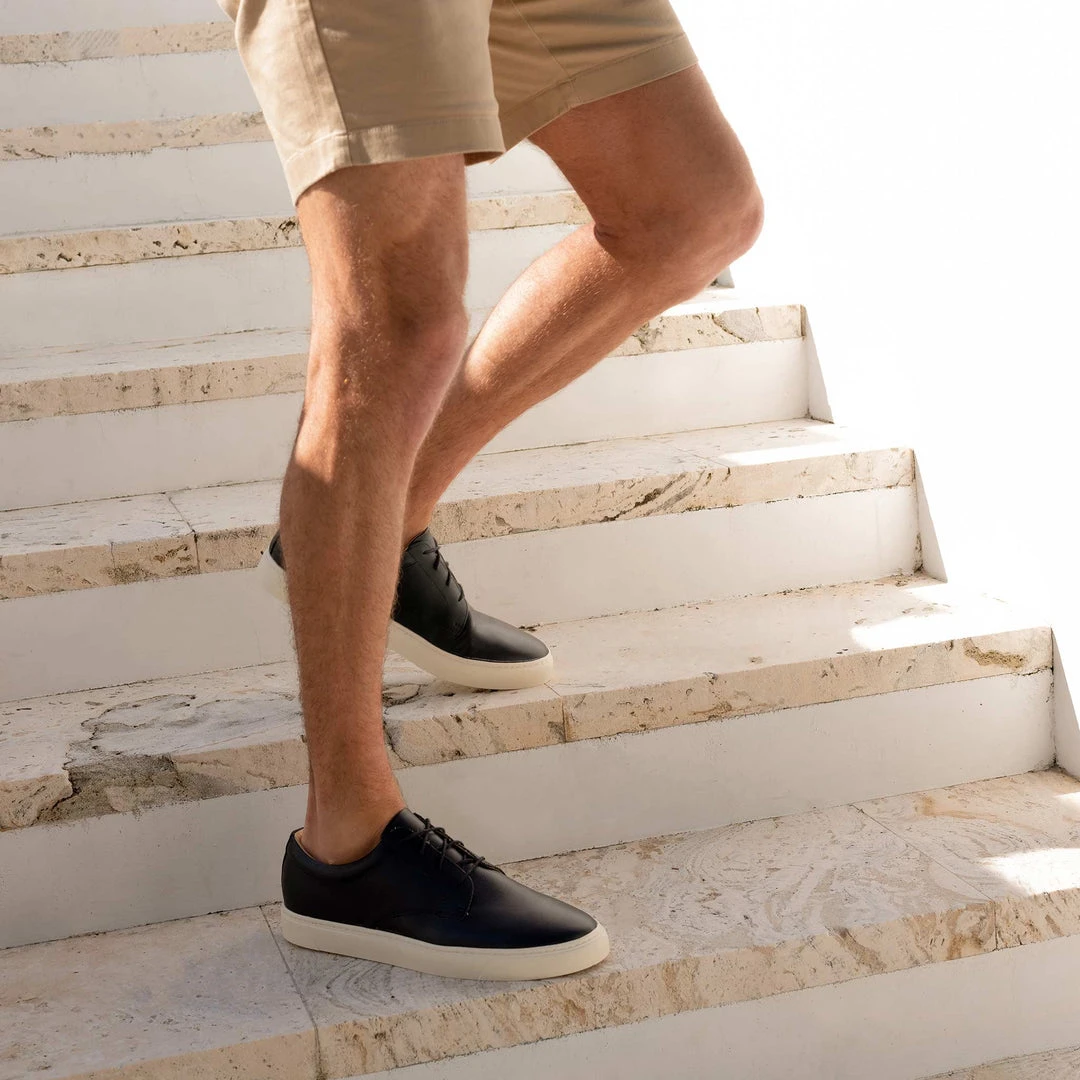 Nisolo Men's Diego Low Top Sneaker - Black 4 Nisolo Men's Diego Low Top Sneaker - Black