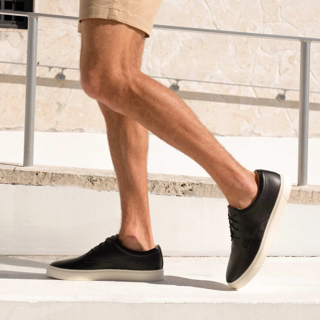 Nisolo Men's Diego Low Top Sneaker - Black 3 Nisolo Men's Diego Low Top Sneaker - Black