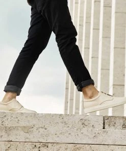 Nisolo Men's Diego Low Top Sneaker - Bone 11 Nisolo Men's Diego Low Top Sneaker - Bone