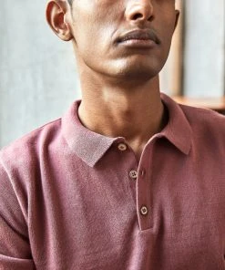 No Nasties Men's Knit Polo Shirt