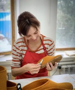 Kyrgies Men's Natural Sole Low Back Wool Slippers - Gray 13 Kyrgies Men's Natural Sole Low Back Wool Slippers - Gray