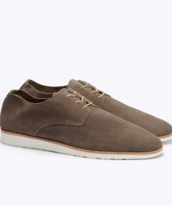 Nisolo Men's Lightweight Flex Derby - Slate Gray