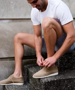 Nisolo Men's Lightweight Flex Derby - Stone