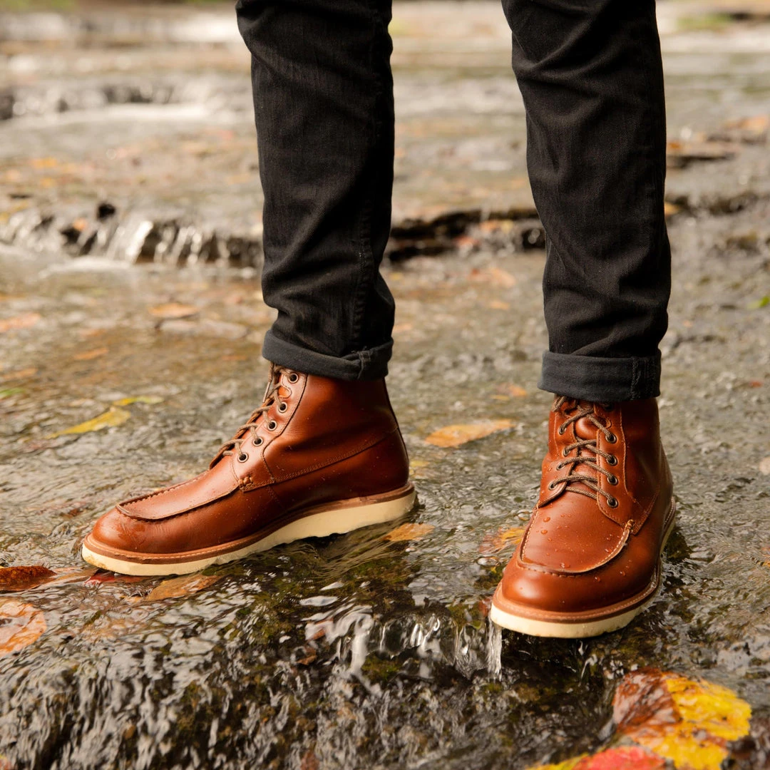 Nisolo Men's Mateo All-Weather Boot - Brandy Nisolo Men's Mateo All-Weather Boot - Brandy