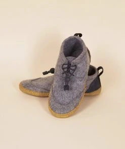 Kyrgies Men's Walkabout Wool Lace-Up Slippers