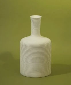 Middle Kingdom Cold Mountain Tulip Porcelain Vase - Bisque BIPOC Owned