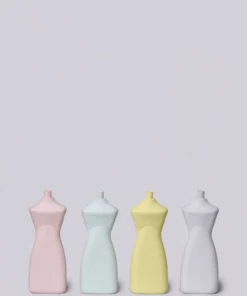 Middle Kingdom Curvy Porcelain Vase