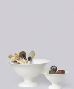 Middle Kingdom Best Sellers Footed Porcelain Vase - Bisque