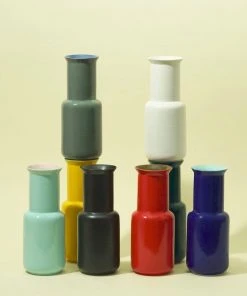 Middle Kingdom Glossy Bamboo Porcelain Vase