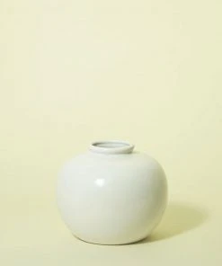 Middle Kingdom Home Goods Glossy Jade Ring Porcelain Vase