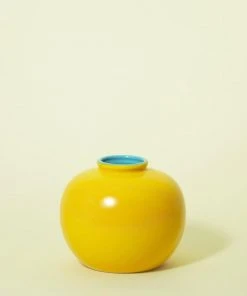 Middle Kingdom Home Goods Glossy Jade Ring Porcelain Vase