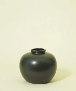 Middle Kingdom Home Goods Glossy Jade Ring Porcelain Vase