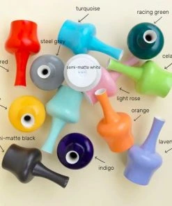 Middle Kingdom BIPOC Owned Glossy Mini Porcelain Vase 11