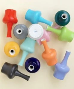 Middle Kingdom BIPOC Owned Glossy Mini Porcelain Vase 11