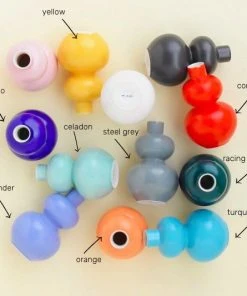 Middle Kingdom Glossy Mini Porcelain Vase 5 BIPOC Owned