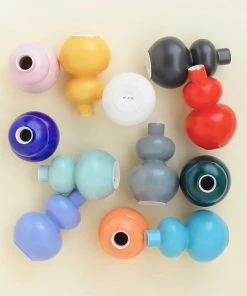 Middle Kingdom Glossy Mini Porcelain Vase 5 BIPOC Owned