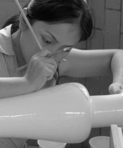 Middle Kingdom Glossy Mini Porcelain Vase 9 BIPOC Owned