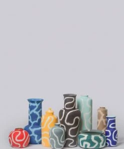 Middle Kingdom Home Goods Memphis Sage Porcelain Vase