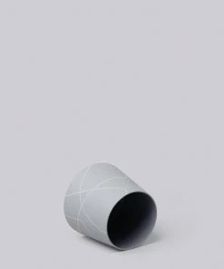 Middle Kingdom Small Wide Porcelain Cone - Ash Home Goods