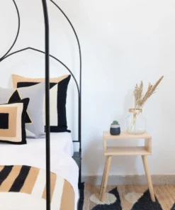 Leah Singh Midnight Jewel Wool Throw Pillow Cover - Gray Home Goods