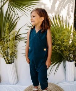 Mien Kids' Kinship Wrap Jumper - Rich Teal