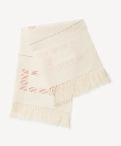 Minna Blocks Hand / Kitchen Towel - Rust Home Goods