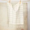 Minna Handcrafted Cream Grid Towel