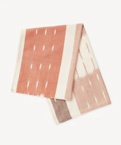 Minna Ikat Towel Rust Handcrafted