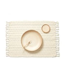 Minna Kitchen + Dining Panalito Placemat - Cream