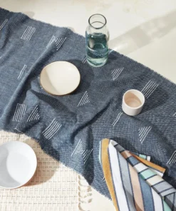 Minna Shapes Table Runner - Blue Best Sellers