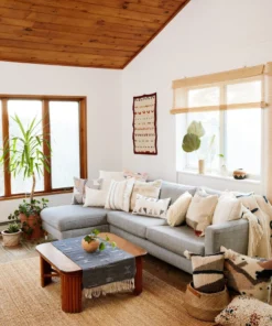 Minna Shapes Table Runner - Blue Best Sellers